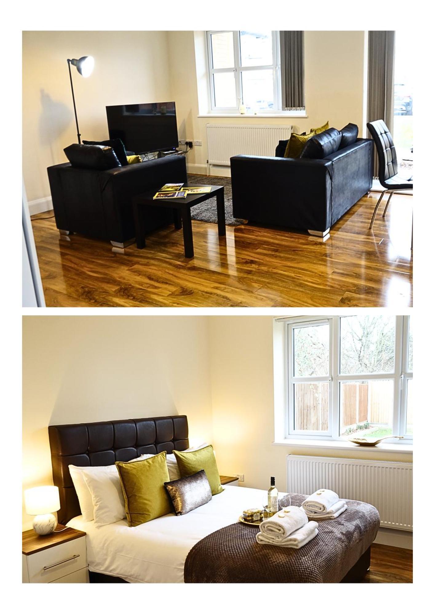 Apartamento Luxury 2 Bed 2 Bath - Free Parking - 5Min To Airport - Sleeps 6 Ashford  Exterior foto